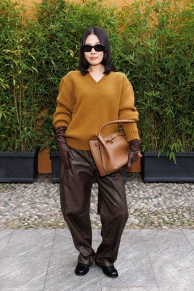 IPA88963065 - Milan, Milan Women™s Fashion Week Spring Summer 2027 - Women™s Fashion, Spring Summer 2027 - Tod™s fashion show - guests - Pictured: Sue Chang.  Copyright: xCinziaxCamelax xx IPA88963065