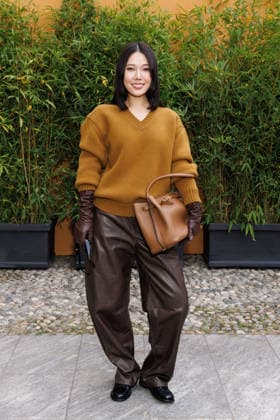 IPA88963074 - Milan, Milan Women™s Fashion Week Spring Summer 2027 - Women™s Fashion, Spring Summer 2027 - Tod™s fashion show - guests - Pictured: Sue Chang.  Copyright: xCinziaxCamelax xx IPA88963074