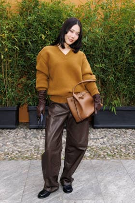 IPA88963077 - Milan, Milan Women™s Fashion Week Spring Summer 2027 - Women™s Fashion, Spring Summer 2027 - Tod™s fashion show - guests - Pictured: Sue Chang.  Copyright: xCinziaxCamelax xx IPA88963077