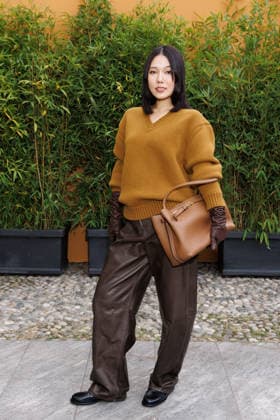 IPA88963081 - Milan, Milan Women™s Fashion Week Spring Summer 2027 - Women™s Fashion, Spring Summer 2027 - Tod™s fashion show - guests - Pictured: Sue Chang.  Copyright: xCinziaxCamelax xx IPA88963081