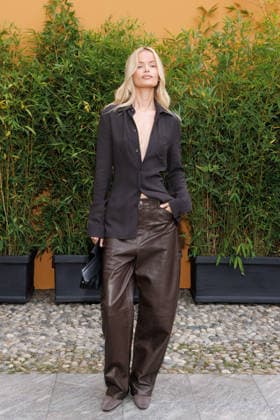 IPA88963094 - Milan, Milan Women™s Fashion Week Spring Summer 2027 - Women™s Fashion, Spring Summer 2027 - Tod™s fashion show - guests - Pictured: Frida Aasen  Copyright: xCinziaxCamelax xx IPA88963094