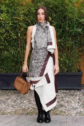 IPA88963028 - Milan, Milan Women™s Fashion Week Spring Summer 2027 - Women™s Fashion, Spring Summer 2027 - Tod™s fashion show - guests - Pictured: Ginevra Mavilla.  Copyright: xCinziaxCamelax xx IPA88963028