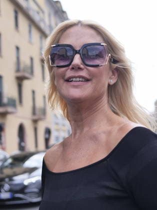 IPA88973640 - Milan, Milan Women s Fashion Week: Spring Summer 2026 2027 - Women s Fashion, Spring Summer 2026–2027 - Blumarine fashion show - Pictured: Valeria Mazza  Copyright: xLucaxPontix xLucaPonti IpaAgencyx IPA88973640