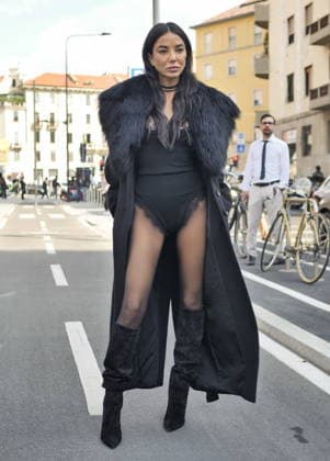 IPA88974063 - Milan, Milan Women s Fashion Week: Spring Summer 2026 2027 - Women s Fashion, Spring Summer 2026–2027, Blumarine fashion show - Pictured: Chiara Biasi  Copyright: xLucaxPontix xLucaPonti IpaAgencyx IPA88974063