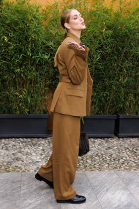 IPA88963171 - Milan, Milan Women™s Fashion Week Spring Summer 2027 - Women™s Fashion, Spring Summer 2027 - Tod™s fashion show - guests - Pictured: Chiara Ferragni.  Copyright: xCinziaxCamelax xx IPA88963171