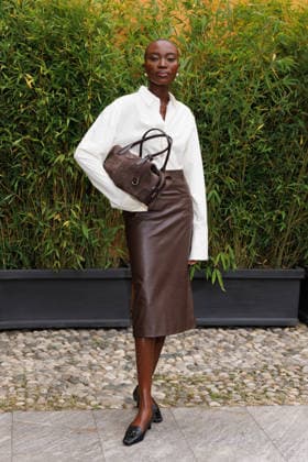 IPA88963243 - Milan, Milan Women™s Fashion Week Spring Summer 2027 - Women™s Fashion, Spring Summer 2027 - Tod™s fashion show - guests - Pictured: Amina Ladymya.  Copyright: xCinziaxCamelax xx IPA88963243