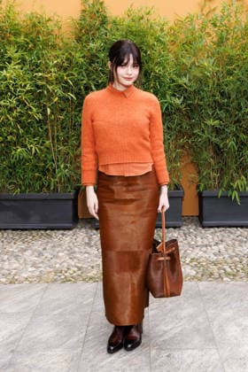 IPA88964023 - Milan, Milan Women™s Fashion Week Spring Summer 2027 - Women™s Fashion, Spring Summer 2027 - Tod™s fashion show - guests - Pictured: Becky Armstrong.  Copyright: xCinziaxCamelax xx IPA88964023