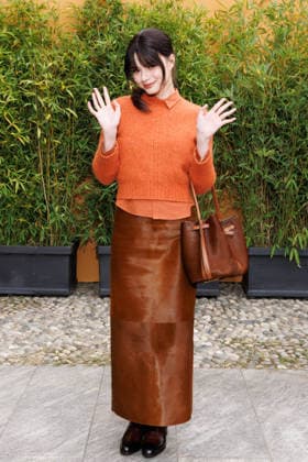 IPA88964046 - Milan, Milan Women™s Fashion Week Spring Summer 2027 - Women™s Fashion, Spring Summer 2027 - Tod™s fashion show - guests - Pictured: Becky Armstrong.  Copyright: xCinziaxCamelax xx IPA88964046