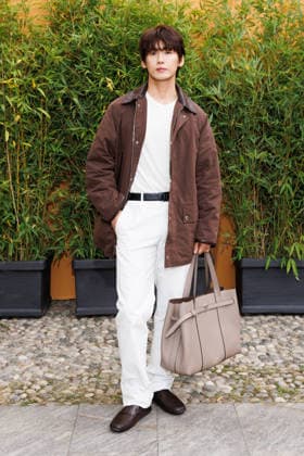 IPA88964066 - Milan, Milan Women™s Fashion Week Spring Summer 2027 - Women™s Fashion, Spring Summer 2027 - Tod™s fashion show - guests - Pictured: Seung Ju Han.  Copyright: xCinziaxCamelax xx IPA88964066