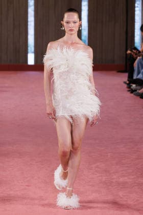IPA88975590 - Milan, Milan Women™s Fashion Week Spring Summer 2027 - Women™s Fashion, Spring Summer 2027 - Blumarine fashion show - guests - Pictured: model  Copyright: xCinziaxCamelax xx IPA88975590