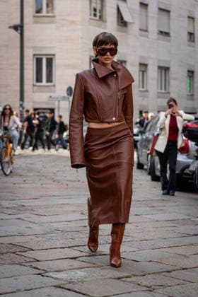 Street Style: Sportmax fashion show during the Milan Fashion Week - Womenswear Spring Summer 2027 in Milan, Italy, on 25 September 2026 Street Style: Irina Kro Eicke is seen outside of the Sportmax fashion show during the Milan Fashion Week - Womenswear Spring Summer 2027 in Milan, Italy, on 25 September 2026., Credit:Stefano Costantino TTL Stefano Costantino Avalon Italy, Milan  Copyright: xStefanoxCostantinoxTTLx xStefanoxCostantinox xAvalonx 1138226987