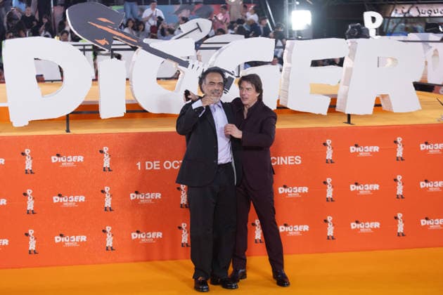 September 25, 2026, Mexico City, Mexico: US actor TOM CRUISE and Mexican filmmaker ALEJANDRO GONZALEZ INARRITU present Digger in Mexico City during an event with media and fans at Parque Toreo. The film, starring CRUISE and directed by INARRITU, marks their first collaboration and brought the cast together with press and audiences. Mexico City Mexico - ZUMAl178 20260925_znp_l178_073 Copyright: xCristianxLeyvax