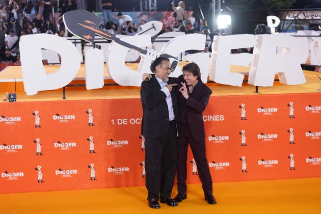 September 25, 2026, Mexico City, Mexico: US actor TOM CRUISE and Mexican filmmaker ALEJANDRO GONZALEZ INARRITU present Digger in Mexico City during an event with media and fans at Parque Toreo. The film, starring CRUISE and directed by INARRITU, marks their first collaboration and brought the cast together with press and audiences. Mexico City Mexico - ZUMAl178 20260925_znp_l178_074 Copyright: xCristianxLeyvax