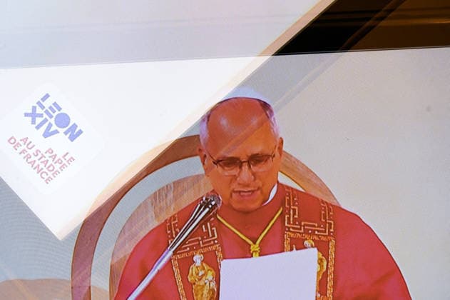Paris, Friday, September 25, 2026 Prayer Vigil with Young People and Pope Leo XIV at the Stade de France in Paris, Friday, September 25, 2026 The Pope in France: Prayer Vigil with Young People at the Stade de France 459926 2026 09 25 Prevost, Robert Francis Pope Leon XIV  Copyright: xBarbaraxNeymanx xStarfacex STAR_459926_035