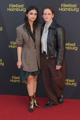 Bayan Layla und Eva Maria Jost bei der Premiere des Kinofilms Hygge auf dem 34. Filmfest Hamburg 2026 im Cinemaxx Dammtor. Hamburg, 25.09.2026