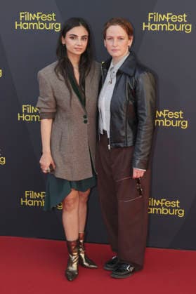 Bayan Layla und Eva Maria Jost bei der Premiere des Kinofilms Hygge auf dem 34. Filmfest Hamburg 2026 im Cinemaxx Dammtor. Hamburg, 25.09.2026