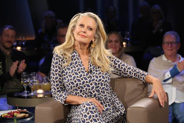 Barbara Schöneberger moderiert die NDR Talk Show, Fototermin am 25.9.2026 im Fernsehstudio Hamburg-Lokstedt vor der Sendung im 3. Programm des NDR Fernsehen