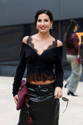 MFW Spring Summer 2027 Ermanno Scervino arrival MP MILAN, ITALY - SEPTEMBER 26: Elisabetta Gregoraci attends Ermanno Scervino fashion show during the Milan Fashion Week - Womenswear Spring Summer 2027 on September 24, 2026 in Milan, Italy. Photo by Marco Piovanotto Abacapress.com Milan Italy  Copyright: xPiovanottoxMarco ABACAx