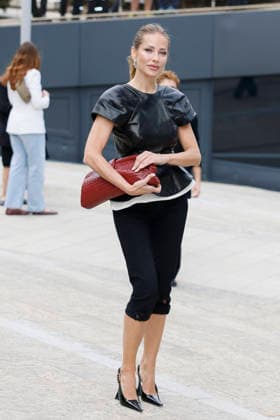 MFW Spring Summer 2027 Ermanno Scervino arrival MP MILAN, ITALY - SEPTEMBER 26: Ginta Biku attends Ermanno Scervino fashion show during the Milan Fashion Week - Womenswear Spring Summer 2027 on September 24, 2026 in Milan, Italy. Photo by Marco Piovanotto Abacapress.com Milan Italy  Copyright: xPiovanottoxMarco ABACAx
