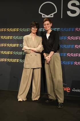 Paz Vega presents the Feroz Zinemaldia award to the film El Debut at the San Sebastian Film Festival, Saturday, September 26, 2026 Cordon Press 