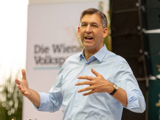 2026-09-26-ÖVP-Zukunftskongress-019 Landesparteiobmann Wien und Bezirksvorsteher Innere Stadt Markus Markus Figl (ÖVP) am 26. September 2026 beim Zukunftskongress der Wiener Volkspartei im Platinum im UNIQA Tower in Wien, Wien, Österreich.