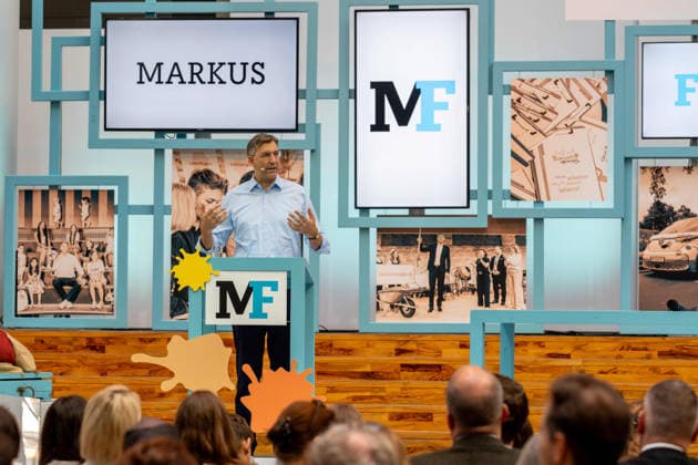 2026-09-26-ÖVP-Zukunftskongress-024 Landesparteiobmann Wien und Bezirksvorsteher Innere Stadt Markus Markus Figl (ÖVP) am 26. September 2026 beim Zukunftskongress der Wiener Volkspartei im Platinum im UNIQA Tower in Wien, Wien, Österreich.