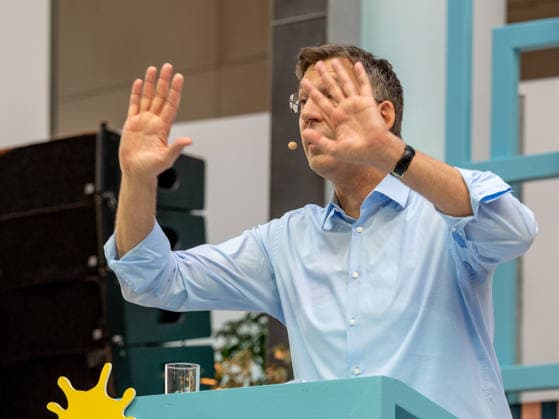 2026-09-26-ÖVP-Zukunftskongress-029 Landesparteiobmann Wien und Bezirksvorsteher Innere Stadt Markus Markus Figl (ÖVP) am 26. September 2026 beim Zukunftskongress der Wiener Volkspartei im Platinum im UNIQA Tower in Wien, Wien, Österreich.