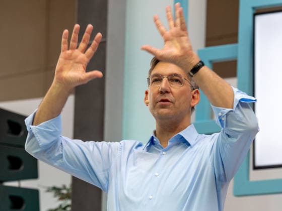 2026-09-26-ÖVP-Zukunftskongress-028 Landesparteiobmann Wien und Bezirksvorsteher Innere Stadt Markus Markus Figl (ÖVP) am 26. September 2026 beim Zukunftskongress der Wiener Volkspartei im Platinum im UNIQA Tower in Wien, Wien, Österreich.
