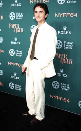 New York September 25, 2026. Gavin Goudey attend 64th New York Film Festival - NYFF64, Open Night premiere of Paper Tiger at Alice Tully Hall Lincoln Center in New York. September 25,2026. Copyright: xRWx