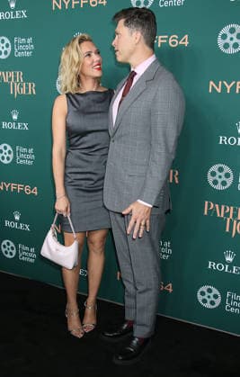New York September 25, 2026. Scarlett Johansson and Colin Jost attend 64th New York Film Festival - NYFF64, Open Night premiere of Paper Tiger at Alice Tully Hall Lincoln Center in New York. September 25,2026. Copyright: xEWx