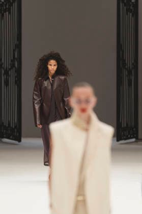 September 26, 2026, Milan, Italy, Italy: Models on the runway at the Sportmax fashion show in Milan, September 2026 Milan Italy  - ZUMAg279 20260926_zip_g279_003 Copyright: xAlessandroxGalatolix