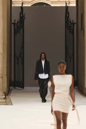 September 26, 2026, Milan, Italy, Italy: Models on the runway at the Sportmax fashion show in Milan, September 2026 Milan Italy  - ZUMAg279 20260926_zip_g279_006 Copyright: xAlessandroxGalatolix