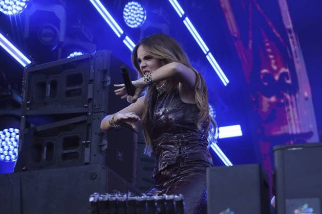 RECORD DATE NOT STATED Mariana Fagundes performs at the Jaguariuna rodeo. jaguariuna (sp), 09 26 2026 rodeo show singer Mariana Fagundes performs this Saturday morning (26), during the jaguariuna rodeo festival, in jaguariuna, in the interior of Sao Paulo.(Foto: Leco Viana Thenews2 imago images) Mariana Fagundes performs at the Jaguariuna rodeo.  Copyright: xLecoxVianax