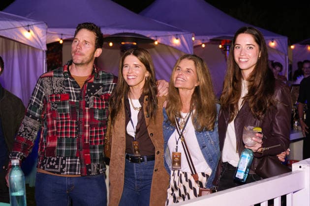 One805Live! benefit concert for first responders. Concert is held at Kevin Costner s estate in Carpinteria, USA Friday 25th September 2026. Actor, Chris Pratt and his wife Katherine Schwarzenegger along with his sister-in-law Christina Schwarzenegger and mother-in-law Maria Shriver, dance together together while the Temptations perform at the One805Live! benefit concert with proceeds benefitting first responders of Santa Barbara County. Carpinteria, USA, Friday 25th September 2026., Credit:JERRY PEREZ Jerry Perez - B6464 Avalon  Copyright: xJERRYxPEREZx xJerryxPerezx-xB6464x xAvalonx 1138353642