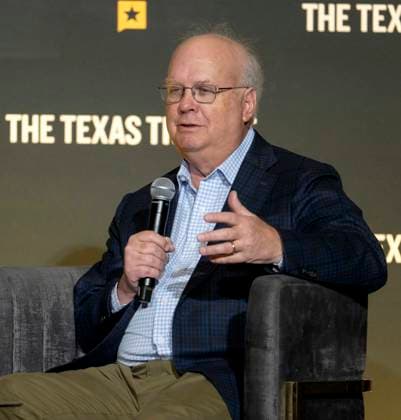 September 26, 2026 - Austin, Texas, USA: Former White House deputy chief of staff KARL ROVE speaks at the Texas Tribune Festival. Austin USA  - ZUMAce6_ 20260926_zaf_ce6_015 Copyright: xBrianxCahnx