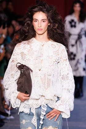 IPA89012782 - Milan, Milan Women™s Fashion Week Spring Summer 2027 - Women™s Fashion, Spring Summer 2027 - Marco Rambaldi™s fashion show - pictured on the runway: Model  Copyright: xCinziaxCamelax xx IPA89012782