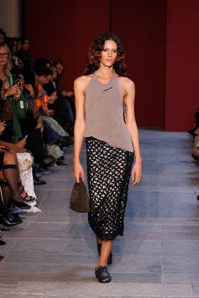 IPA89012838 - Milan, Milan Women™s Fashion Week Spring Summer 2027 - Women™s Fashion, Spring Summer 2027 - Marco Rambaldi™s fashion show - pictured on the runway: Model  Copyright: xCinziaxCamelax xx IPA89012838