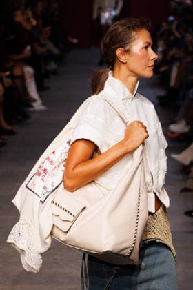IPA89012847 - Milan, Milan Women™s Fashion Week Spring Summer 2027 - Women™s Fashion, Spring Summer 2027 - Marco Rambaldi fashion show - pictured on the runway: Model  Copyright: xCinziaxCamelax xx IPA89012847