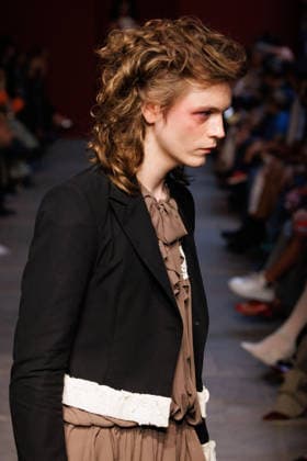 IPA89012855 - Milan, Milan Women™s Fashion Week Spring Summer 2027 - Women™s Fashion, Spring Summer 2027 - Marco Rambaldi™s fashion show - pictured on the runway: Model  Copyright: xCinziaxCamelax xx IPA89012855