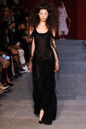 IPA89012871 - Milan, Milan Women™s Fashion Week Spring Summer 2027 - Women™s Fashion, Spring Summer 2027 - Marco Rambaldi™s fashion show - pictured on the runway: Model  Copyright: xCinziaxCamelax xx IPA89012871