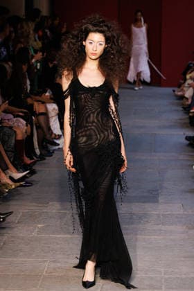 IPA89012873 - Milan, Milan Women™s Fashion Week Spring Summer 2027 - Women™s Fashion, Spring Summer 2027 - Marco Rambaldi™s fashion show - pictured on the runway: Model  Copyright: xCinziaxCamelax xx IPA89012873
