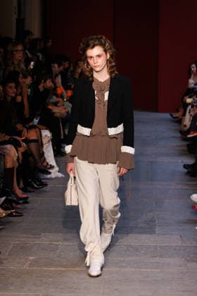 IPA89012852 - Milan, Milan Women™s Fashion Week Spring Summer 2027 - Women™s Fashion, Spring Summer 2027 - Marco Rambaldi™s fashion show - pictured on the runway: Model  Copyright: xCinziaxCamelax xx IPA89012852