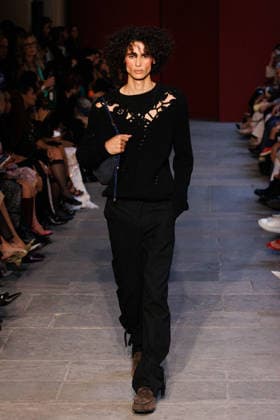 IPA89012878 - Milan, Milan Women™s Fashion Week Spring Summer 2027 - Women™s Fashion, Spring Summer 2027 - Marco Rambaldi™s fashion show - pictured on the runway: Model  Copyright: xCinziaxCamelax xx IPA89012878