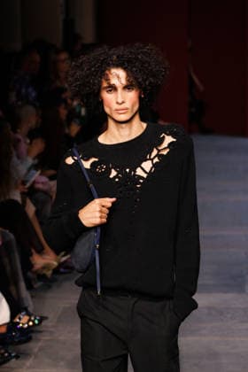 IPA89012879 - Milan, Milan Women™s Fashion Week Spring Summer 2027 - Women™s Fashion, Spring Summer 2027 - Marco Rambaldi™s fashion show - pictured on the runway: Model  Copyright: xCinziaxCamelax xx IPA89012879