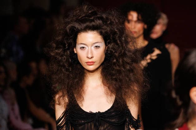 IPA89012892 - Milan, Milan Women™s Fashion Week Spring Summer 2027 - Women™s Fashion, Spring Summer 2027 - Marco Rambaldi™s fashion show - pictured on the runway: Model  Copyright: xCinziaxCamelax xx IPA89012892