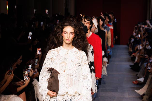 IPA89012887 - Milan, Milan Women™s Fashion Week Spring Summer 2027 - Women™s Fashion, Spring Summer 2027 - Marco Rambaldi™s fashion show - pictured on the runway: Model  Copyright: xCinziaxCamelax xx IPA89012887