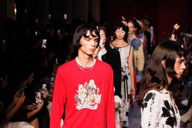 IPA89012888 - Milan, Milan Women™s Fashion Week Spring Summer 2027 - Women™s Fashion, Spring Summer 2027 - Marco Rambaldi™s fashion show - pictured on the runway: Model  Copyright: xCinziaxCamelax xx IPA89012888