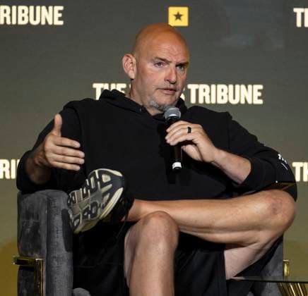 September 26, 2026 - Austin, Texas, USA: U.S. Senator JOHN FETTERMAN (D-PA) speaks at the Texas Tribune Festival. Austin USA - ZUMAce6_ 20260926_zaf_ce6_023 Copyright: xBrianxCahnx