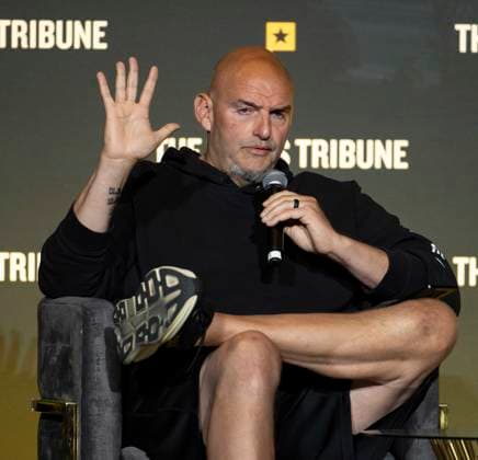September 26, 2026 - Austin, Texas, USA: U.S. Senator JOHN FETTERMAN (D-PA) speaks at the Texas Tribune Festival. Austin USA - ZUMAce6_ 20260926_zaf_ce6_024 Copyright: xBrianxCahnx