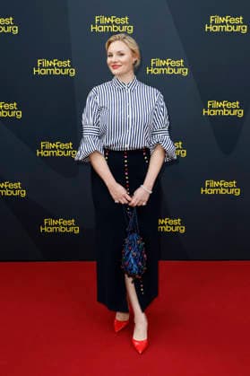 Rosalie Thomass bei der Premiere des Kinofilms Lügen über meine Mutter auf dem 34. Filmfest Hamburg 2026 im Cinemaxx Dammtor. Hamburg, 26.09.2026